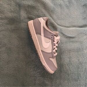 Kids Nike Gray and White Sneakers